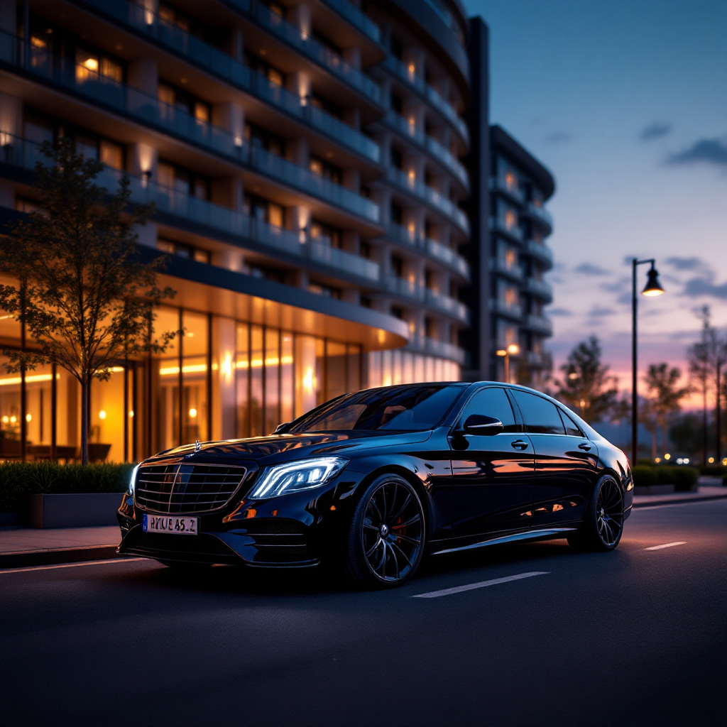 Mercedes S-Class premium luxury car for executive private hire Northampton