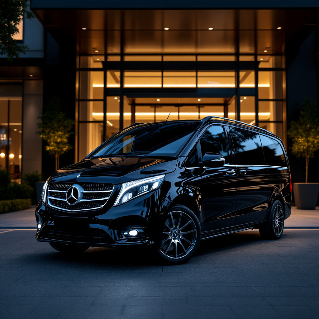 Mercedes V-Class luxury MPV for group airport transfers Northampton