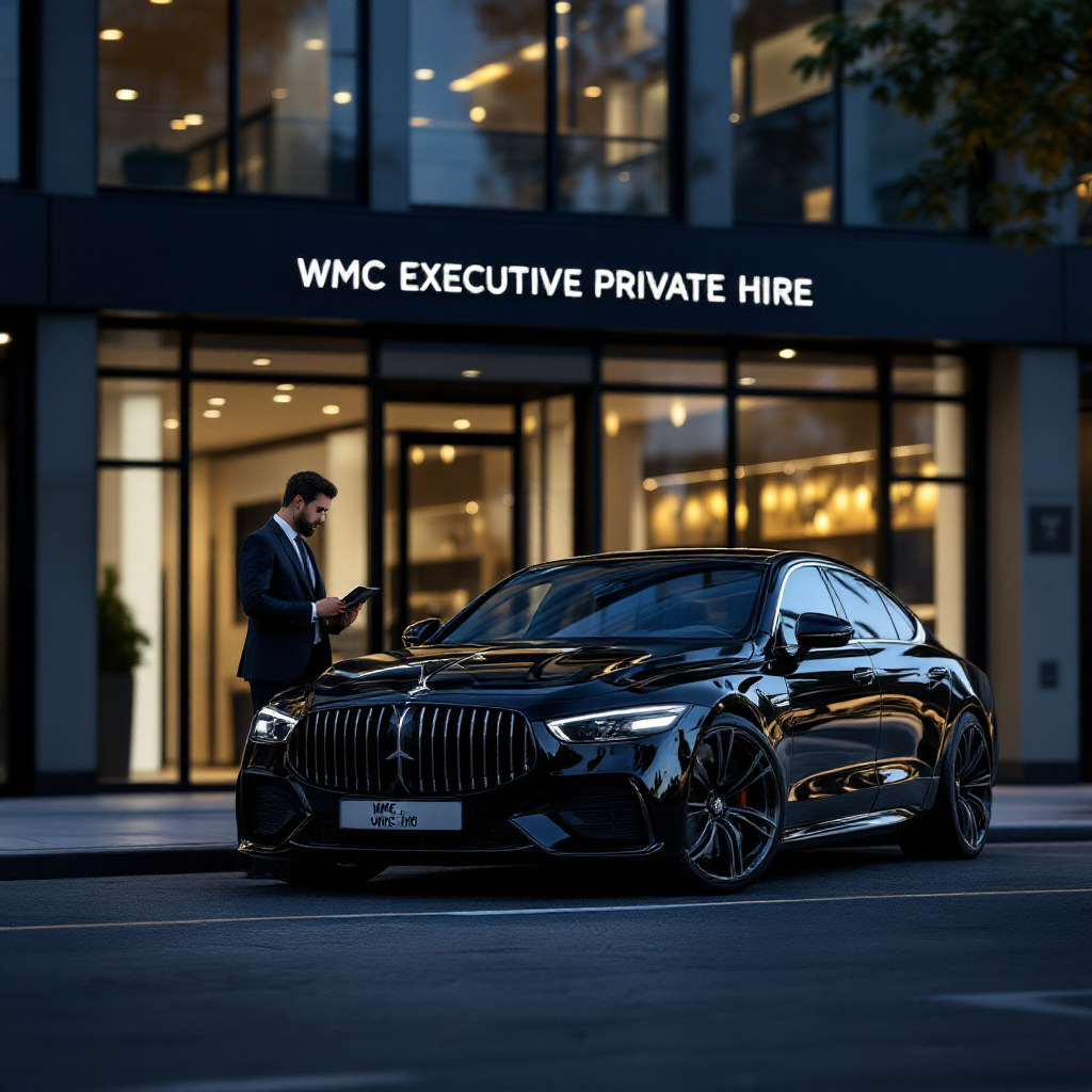 Professional licensed chauffeur providing executive private hire service in Northampton
